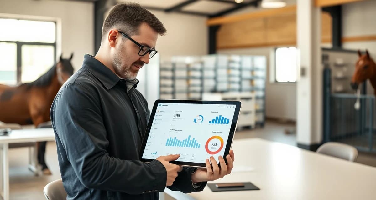 Barn manager comparing EquestFile alternatives for stable management software on digital platform