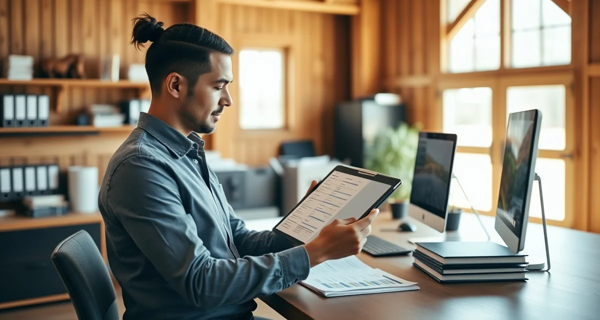 Equine billing management system dashboard showing boarding and training facility payment tracking and invoicing tools