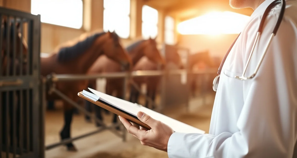 Organized medication audit trail documentation for horse barn management with detailed record-keeping systems